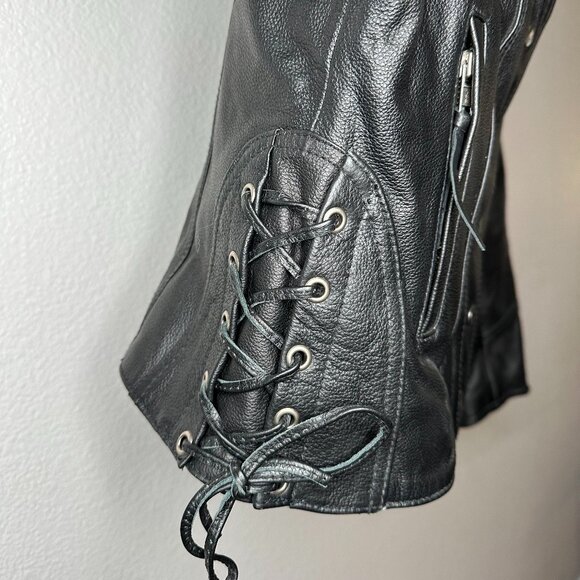Vintage Motorcycle Leather Jacket - Picture 7 of 14